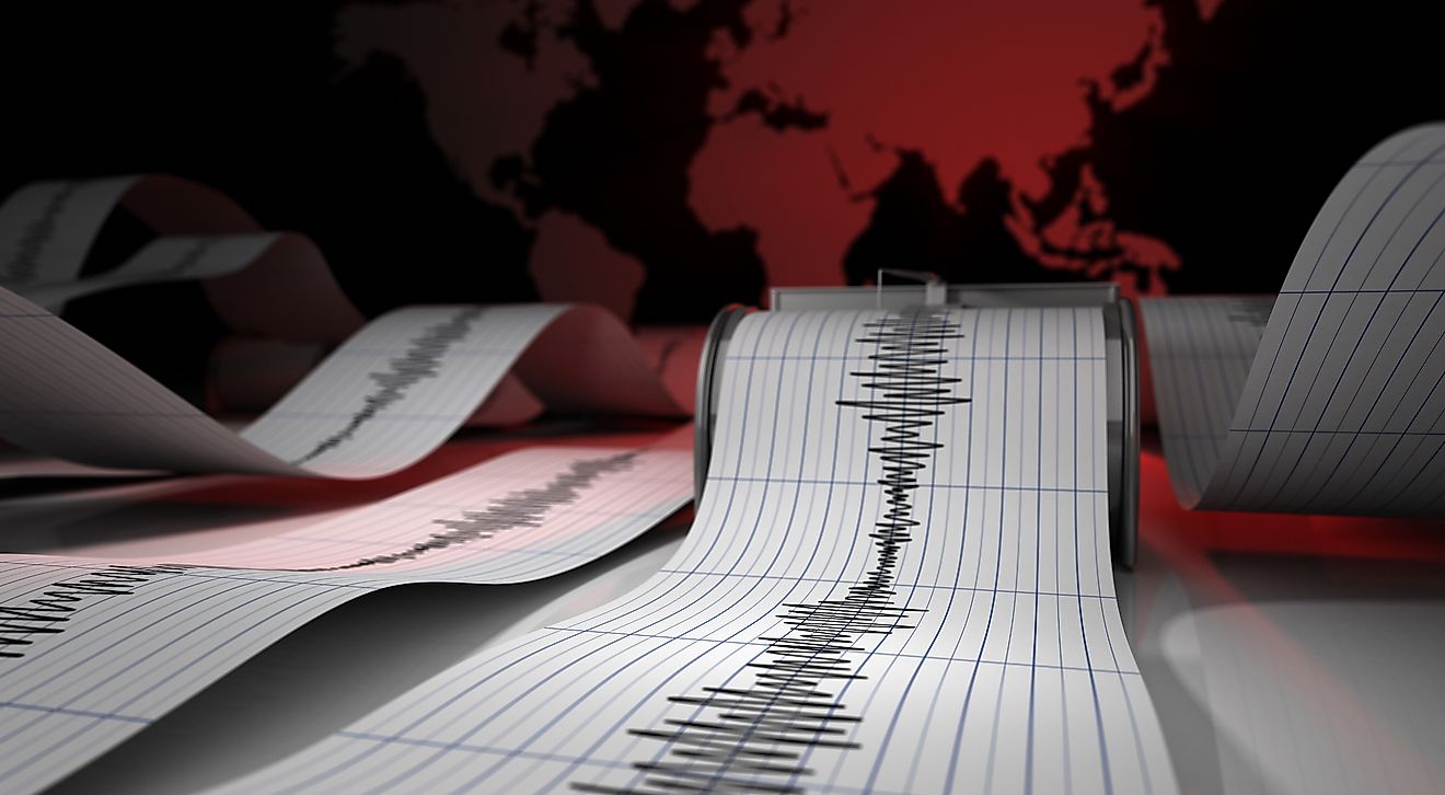 Recording seismic waves caused by earthquakes using a seismograph.