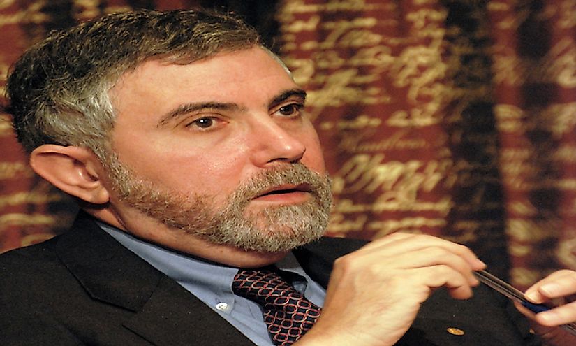Paul Krugman an economist who has contributed significantly to the field of economic geography.