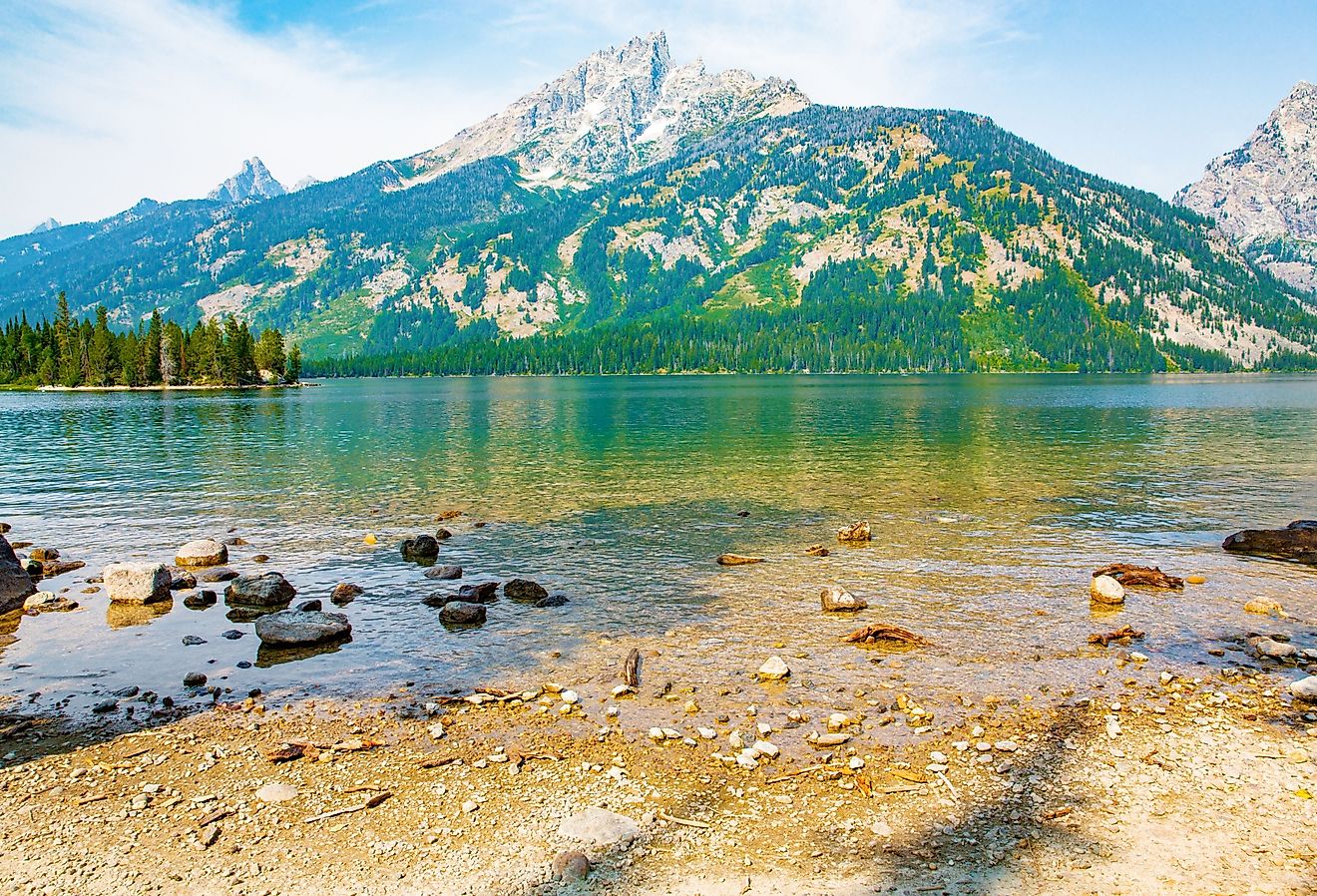Jenny Lake in Grand Teton National Park, Wyoming, USA