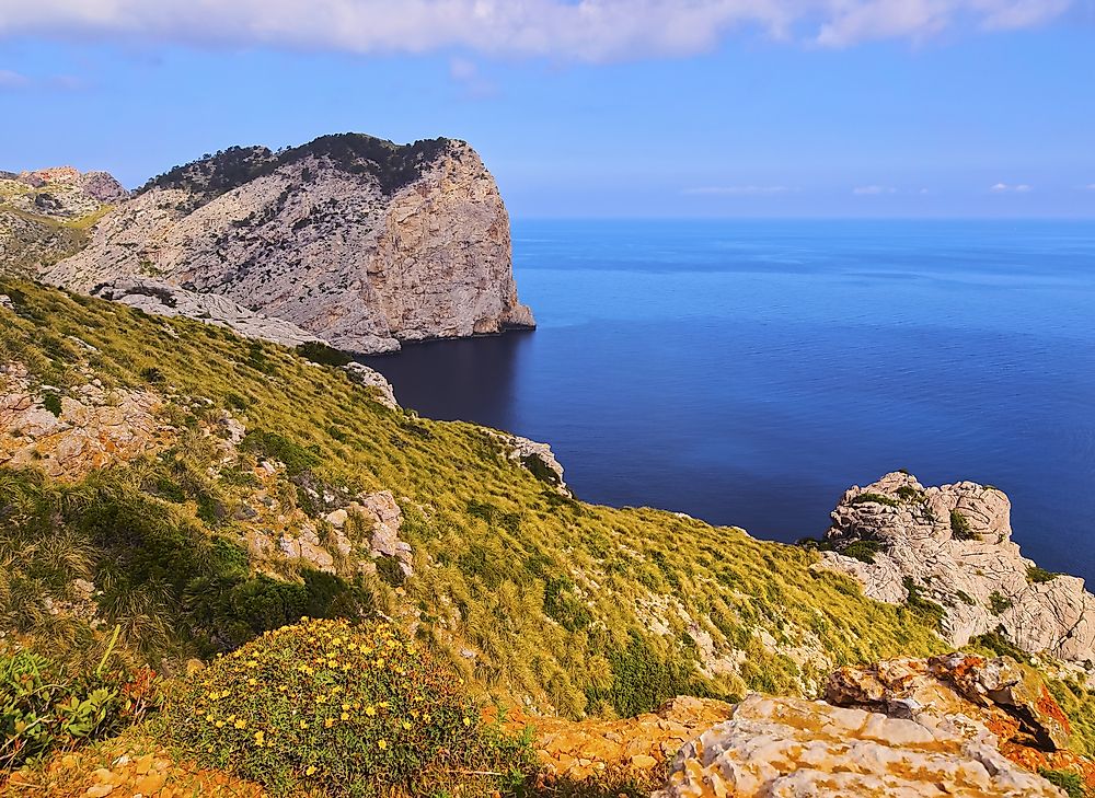 The Serra de Tramuntana.