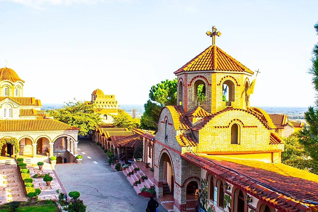 A Catholic church in Greece. 