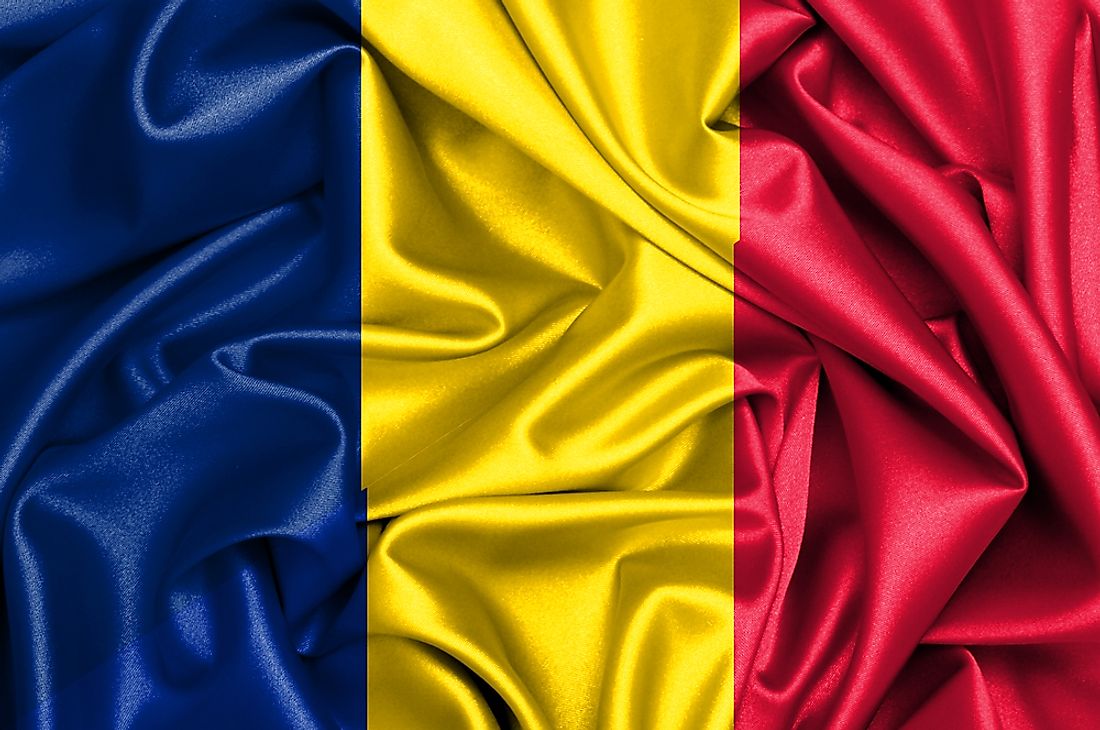 This flag could pass both as the flag of Romania or the flag of Chad. 