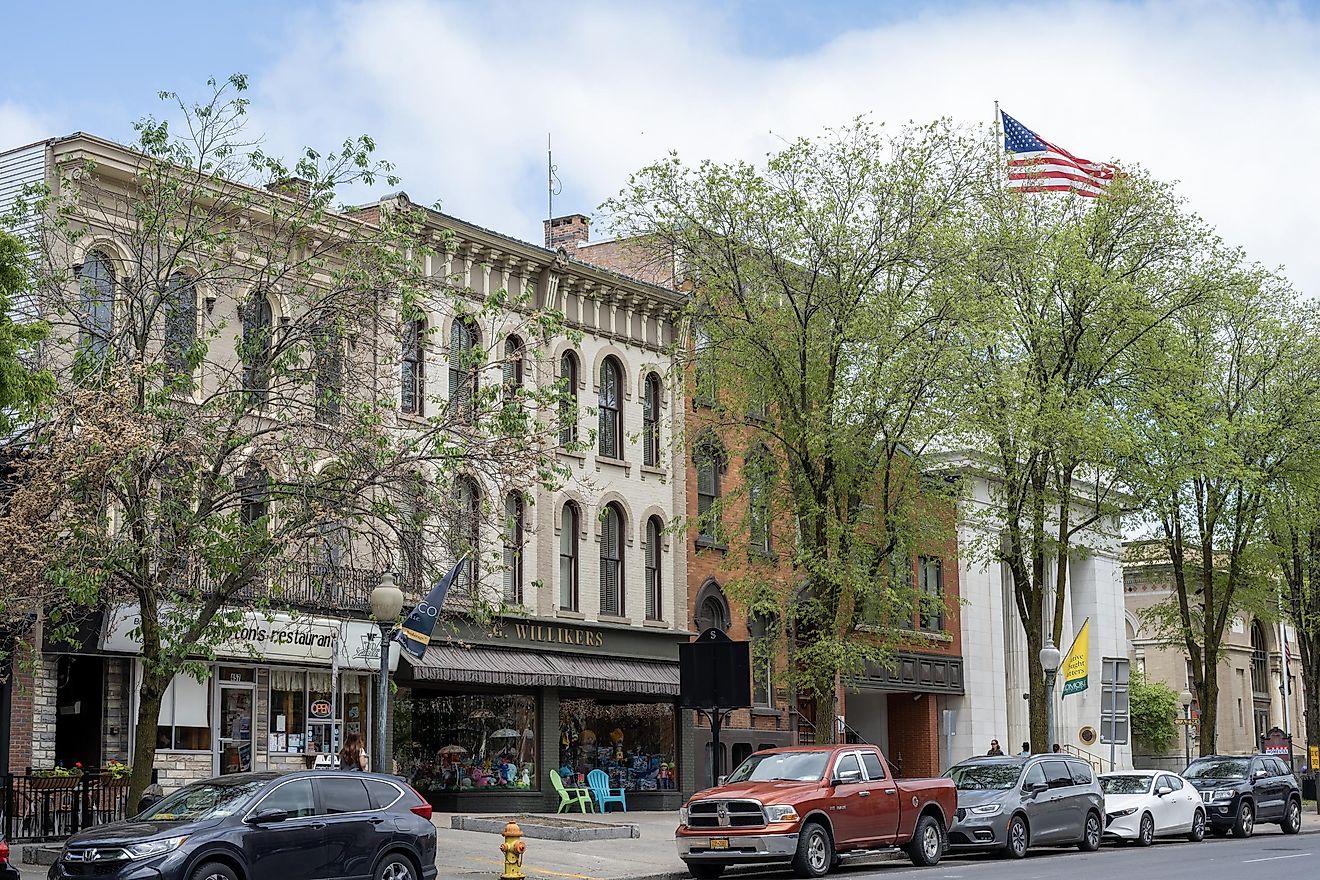 street view in Saratoga Springs, New York