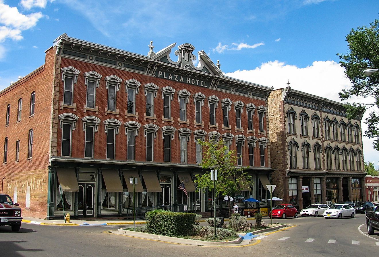 Historic Plaza Hotel, Las Vegas, New Mexico. Image credit Underawesternsky via Shutterstock.com