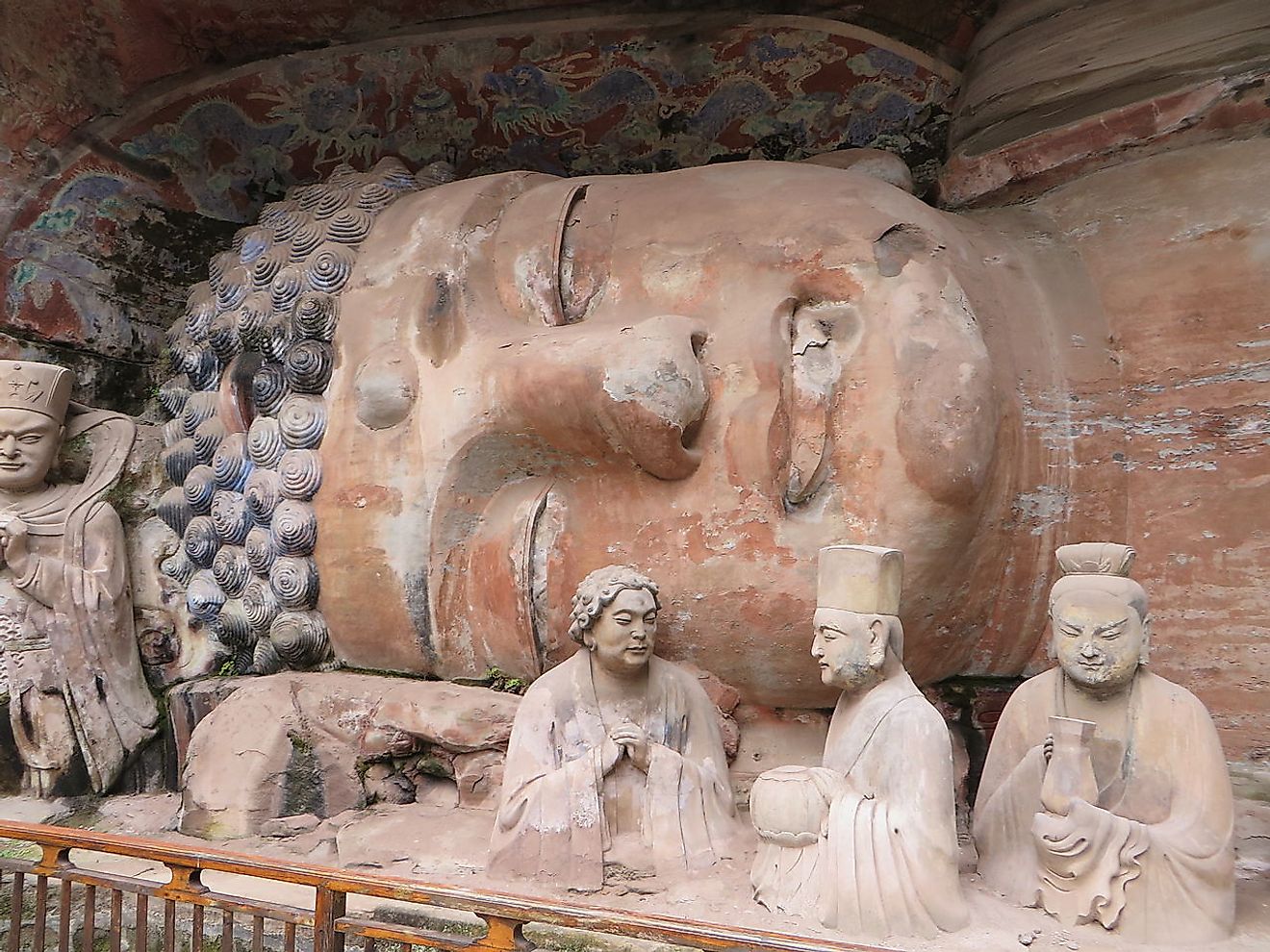 Lying Buddha, Dazu Rock Carvings, Chongqing, China. Image credit: Jpbowen/Wikimedia.org