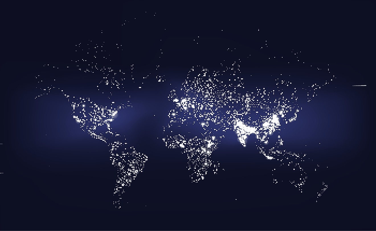 World Population Density Map