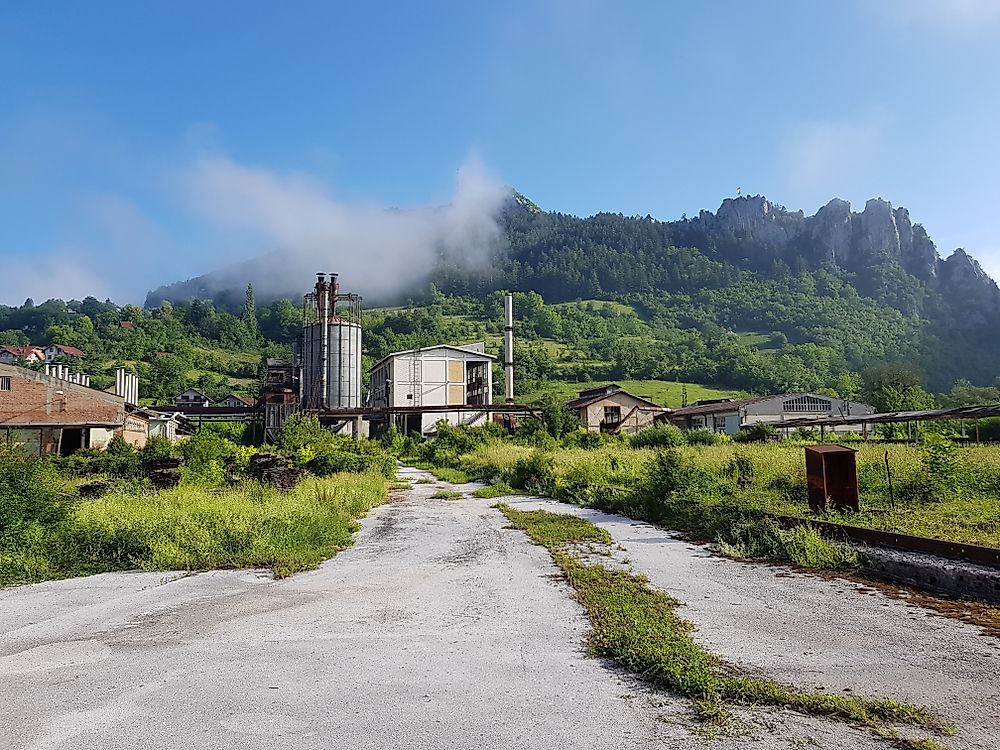 A processing factory in Bosnia and Herzegovina. 