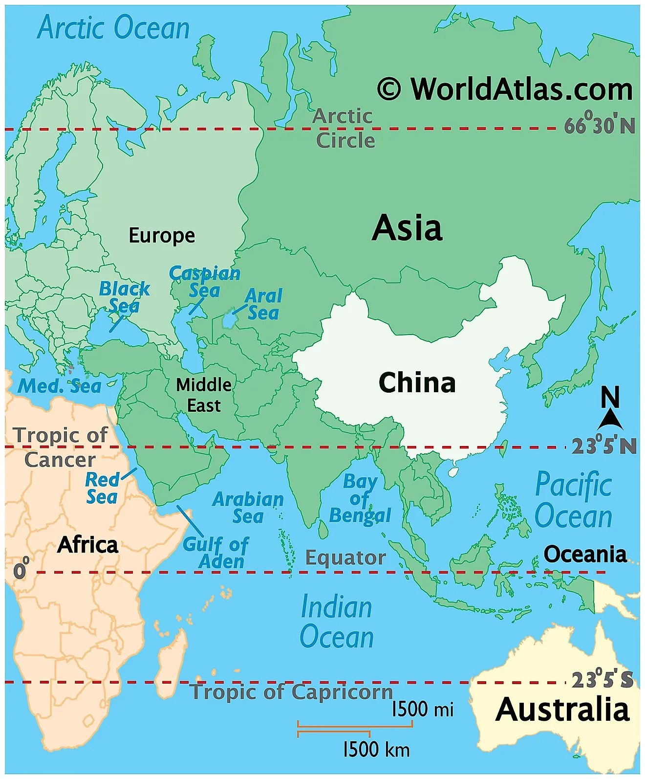 List 104+ Images what part of asia is china located in Superb