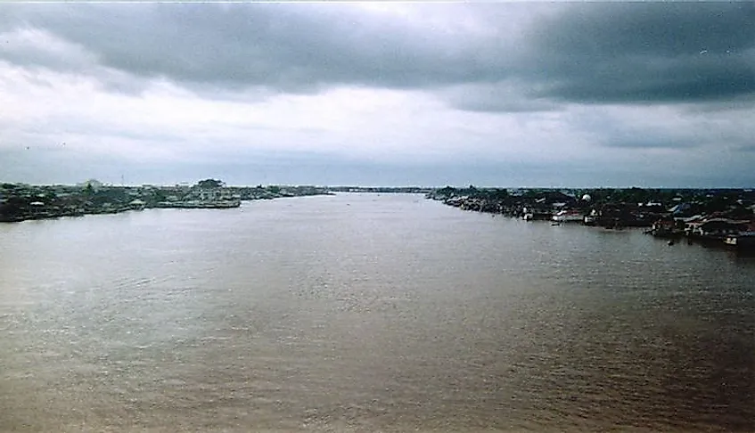 The Kapuas River, the longest rive in Indonesia