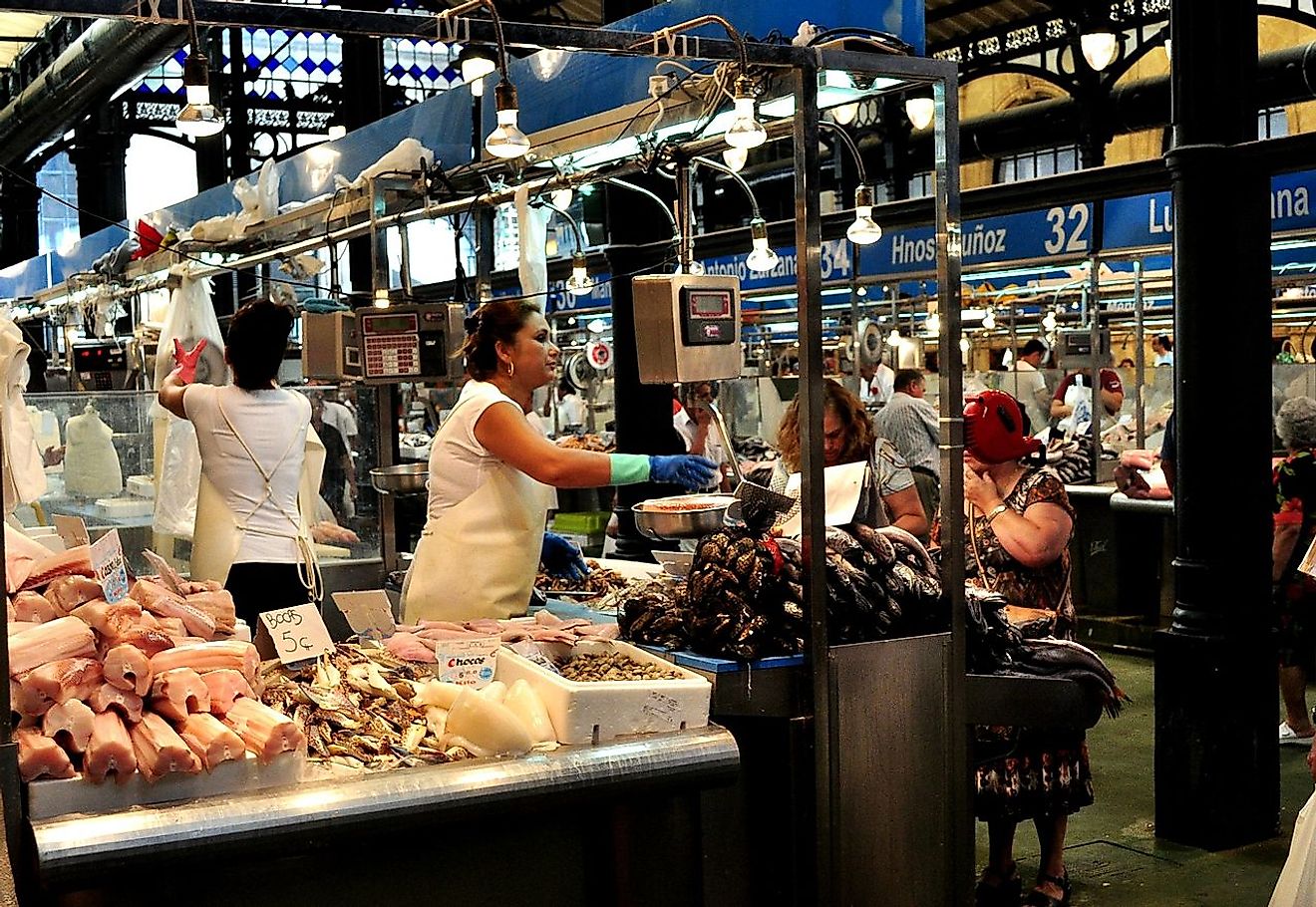 Fisherman Stand, Central Market, Jerez. Image credit: Jerezplataforma/Wikimedia.org