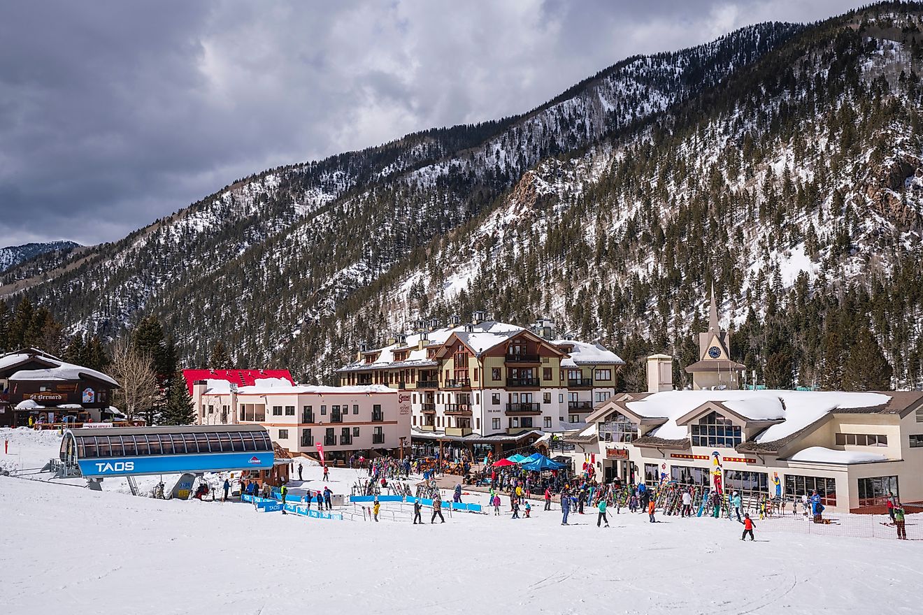 Taos Ski Valley, nestled in the Sangre de Cristo Mountains of northern New Mexico