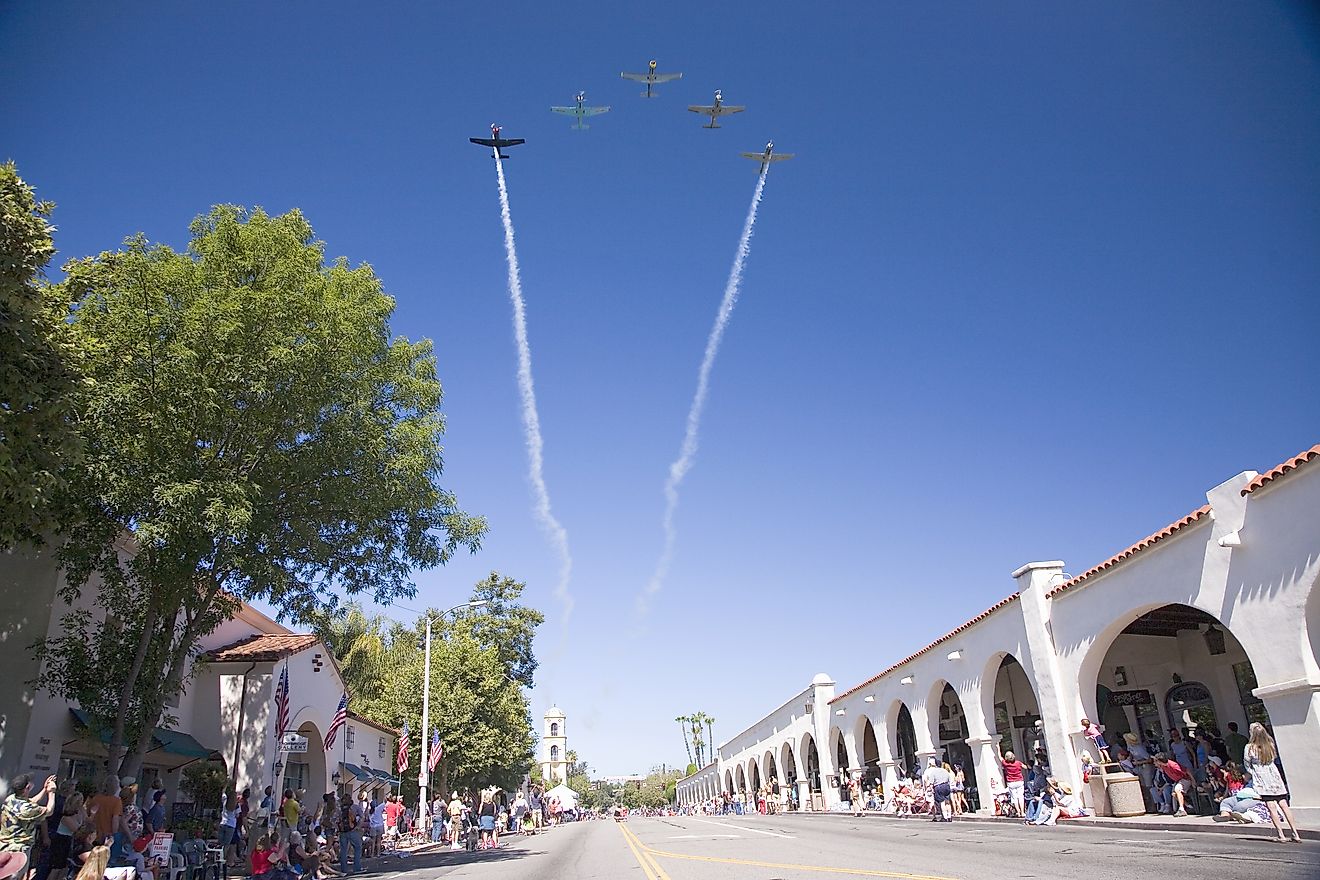 Annual 4th of July Parade in Ojai, California. Image credit: Joseph Sohm / Shutterstock.com.