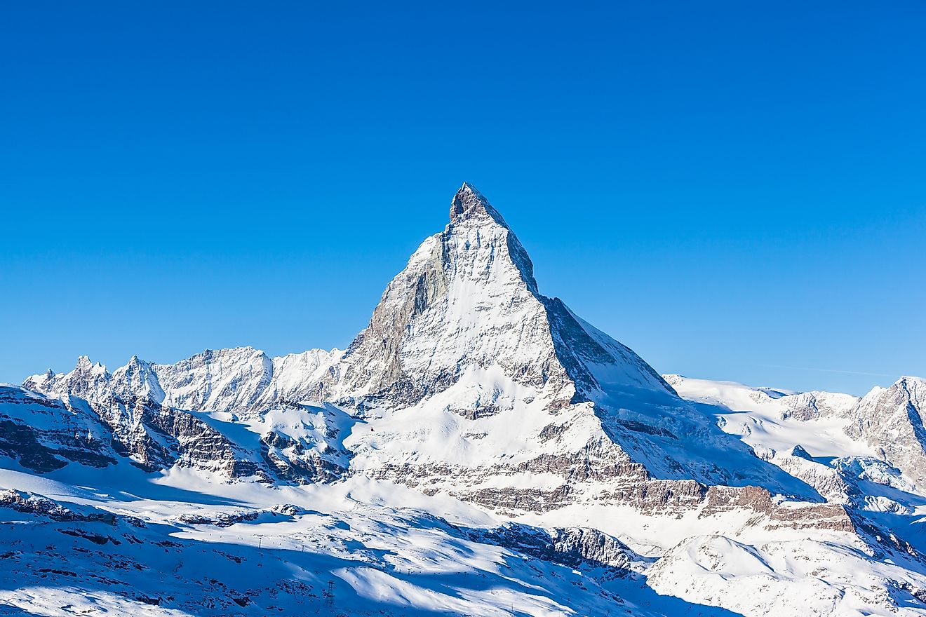 The Matterhorn is an iconic symbol of Alpine Europe. 