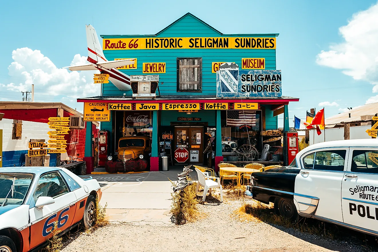 SELIGMAN. ARIZONA. Famous seligman town of route 66, Arizona.