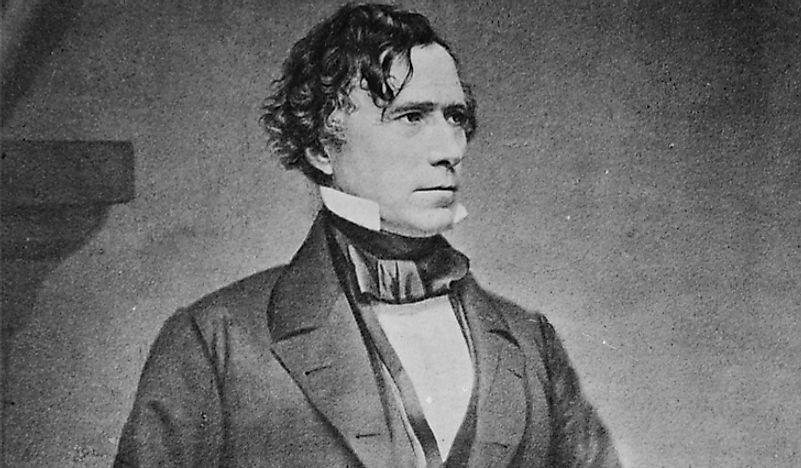 A portrait of Franklin Pierce​. 