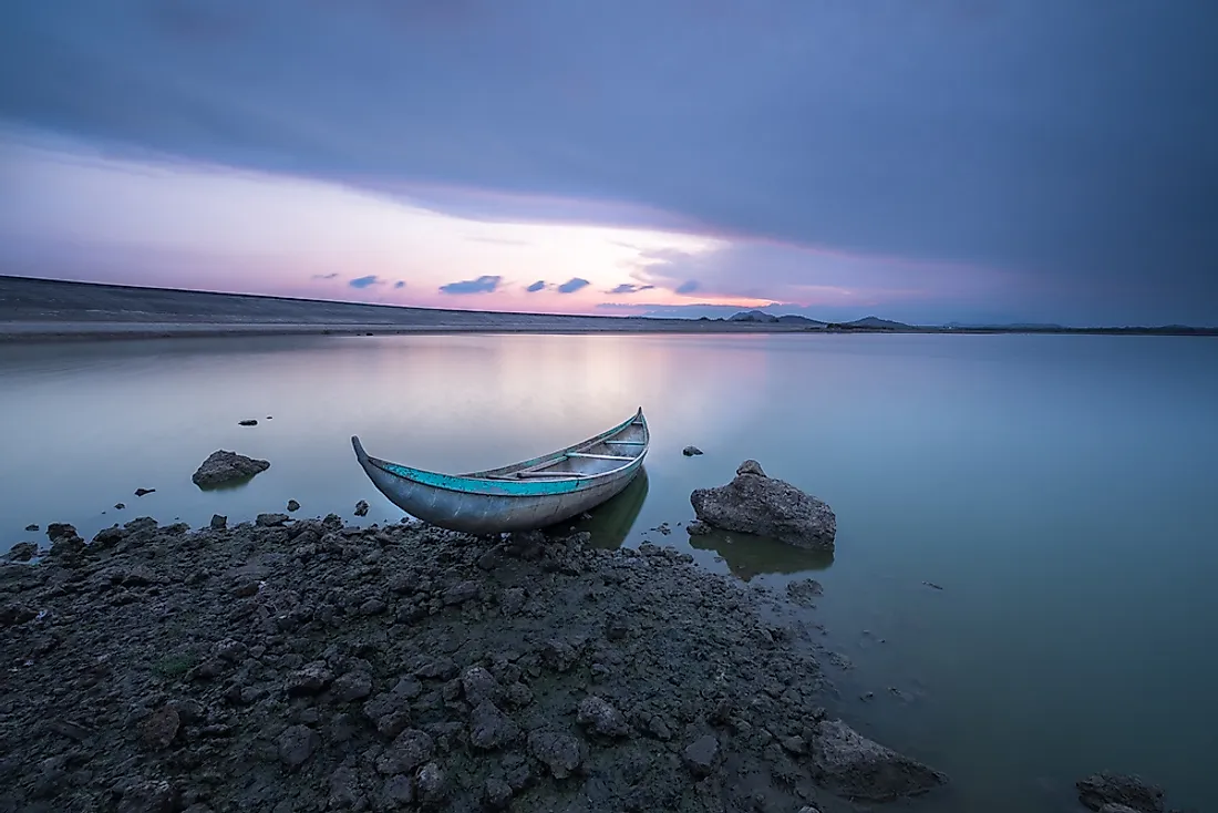 Lake Malawi, one of the African Great Lakes in Africa.