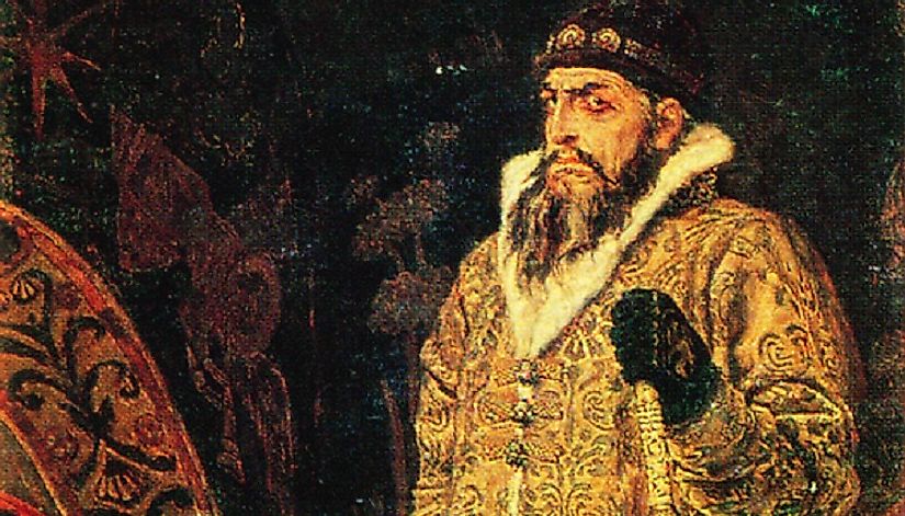 At the age of 16, Ivan "the Terrible" Vasilyevich was crowned as Tsar of all Russians. He would largely be remembered as a harsh and unstable ruler.