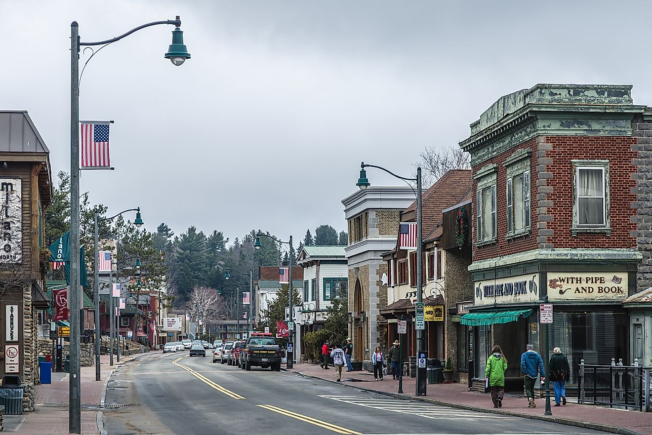 Main Street in Lake Placid, New York. Image credit: Conny Pokorny / Shutterstock.com