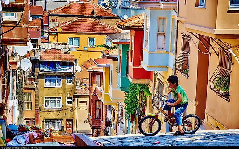 The streets of Istanbul, the most populated city in Turkey, and a coveted travel destination for globe trotters.
