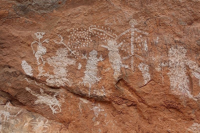 Rock art at Chongoni.