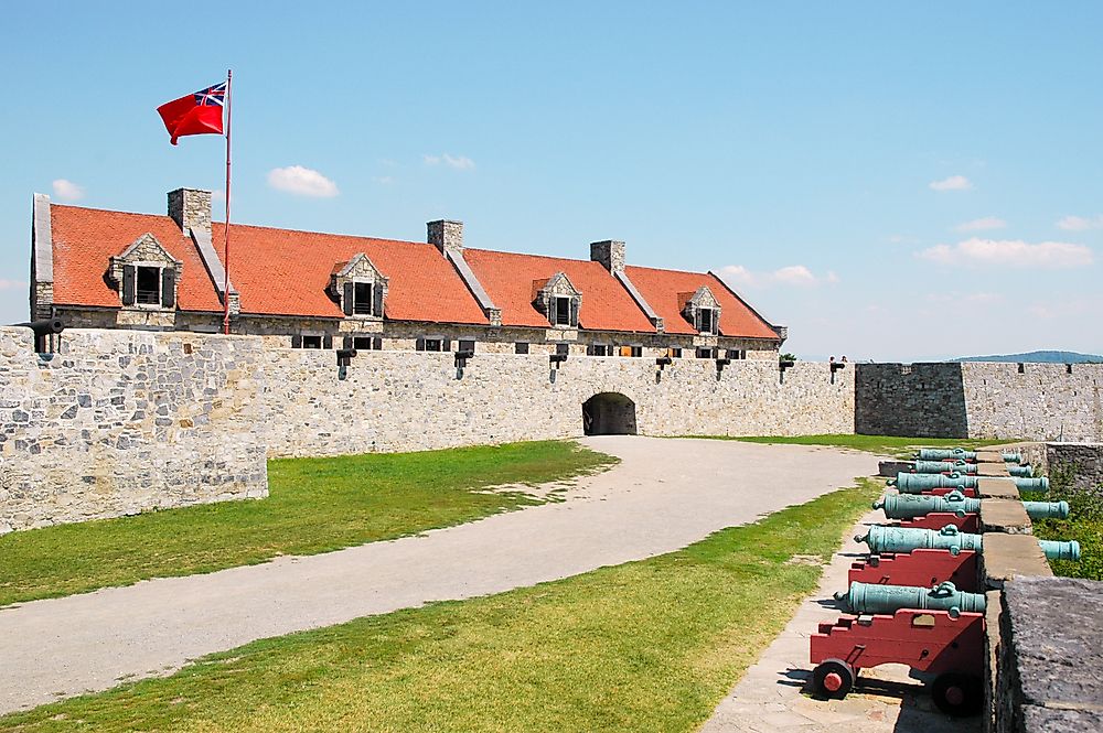 Fort Ticonderoga (formerly Carillon) the site of the 1758 Battle of Carillon or Ticonderoga. 