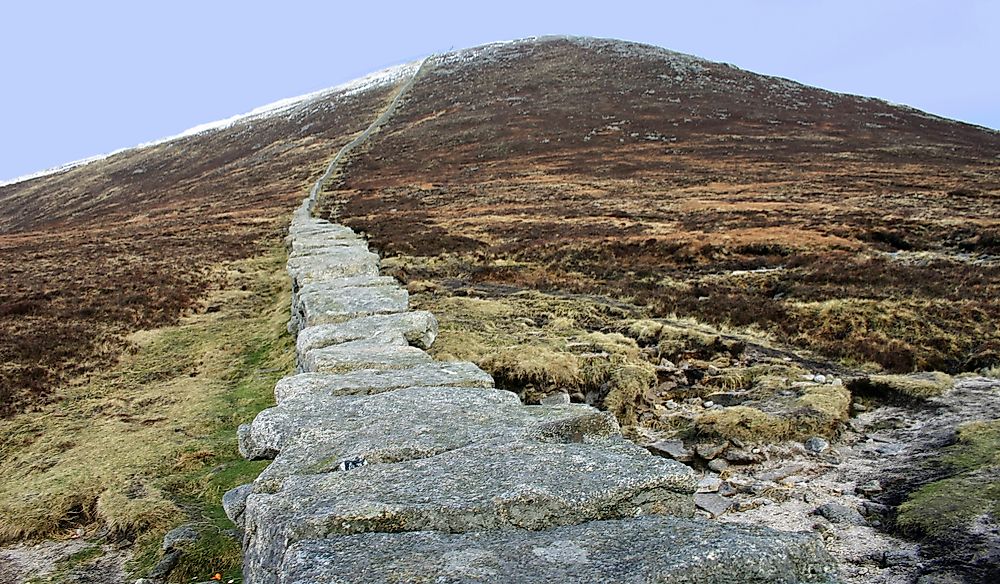 Slieve Donard, the highest mountain in Northern Ireland, in County Down.