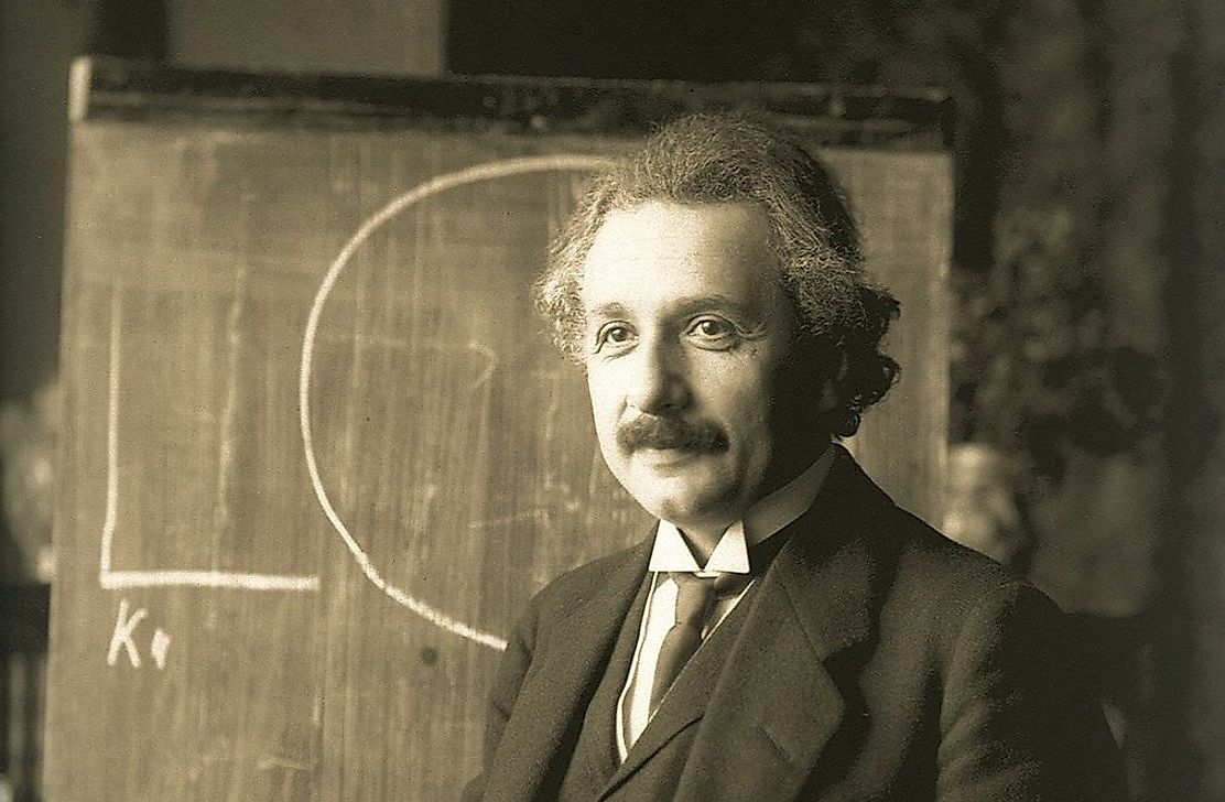 Einstein in 1921. Source: public domain. 