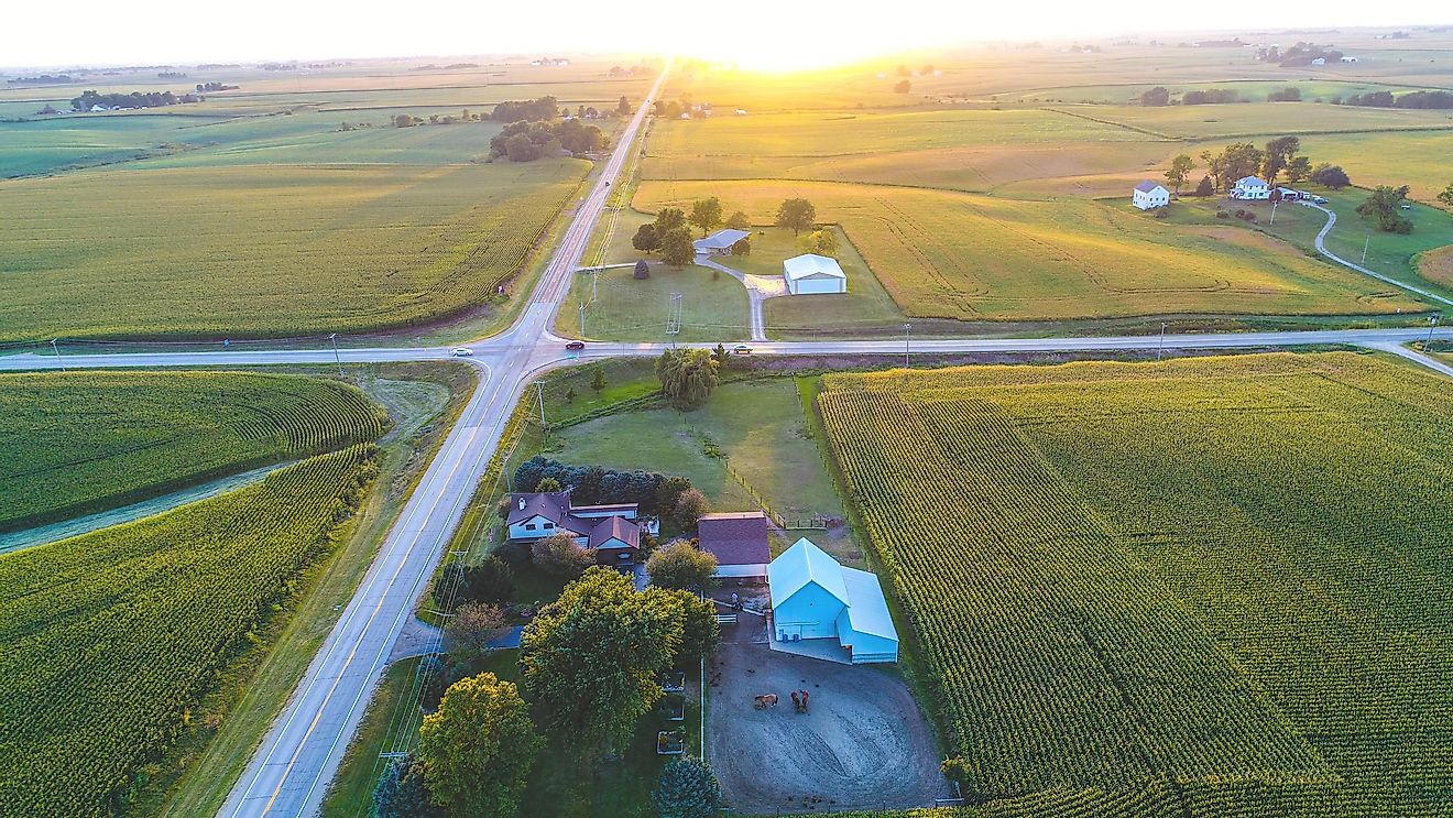 Pick from a variety of breath taking views capture by a drone. Aerial photos are taken from a variety of places and themes. Enjoy the aerial views! Location: Midwest Rural Davenport Iowa.