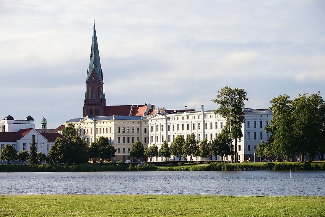 Schwerin, the capital city of Mecklenburg-Vorpommern. 