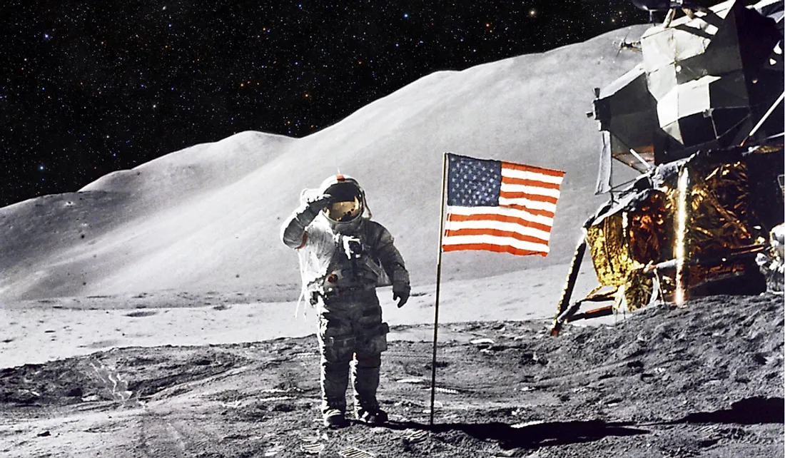 The US was the first nation to land a man on the moon.