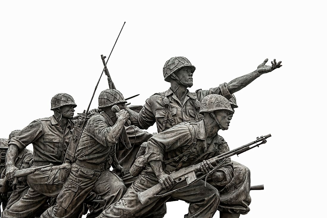 A memorial to the Korean War. Editorial credit: JEONGHYEON NOH / Shutterstock.com.