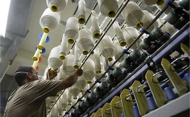 Textile industry in Medellín, Colombia.