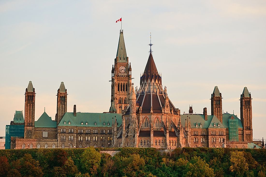  Parliament Hill in Ottawa, Ontario.