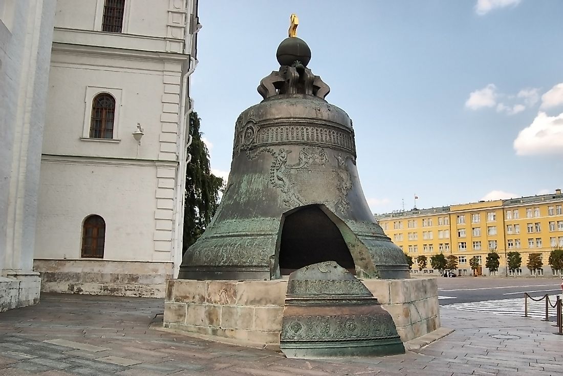 Russia's Tsar Bell is technically one of the heaviest bells in the world. However, it is not functioning. 