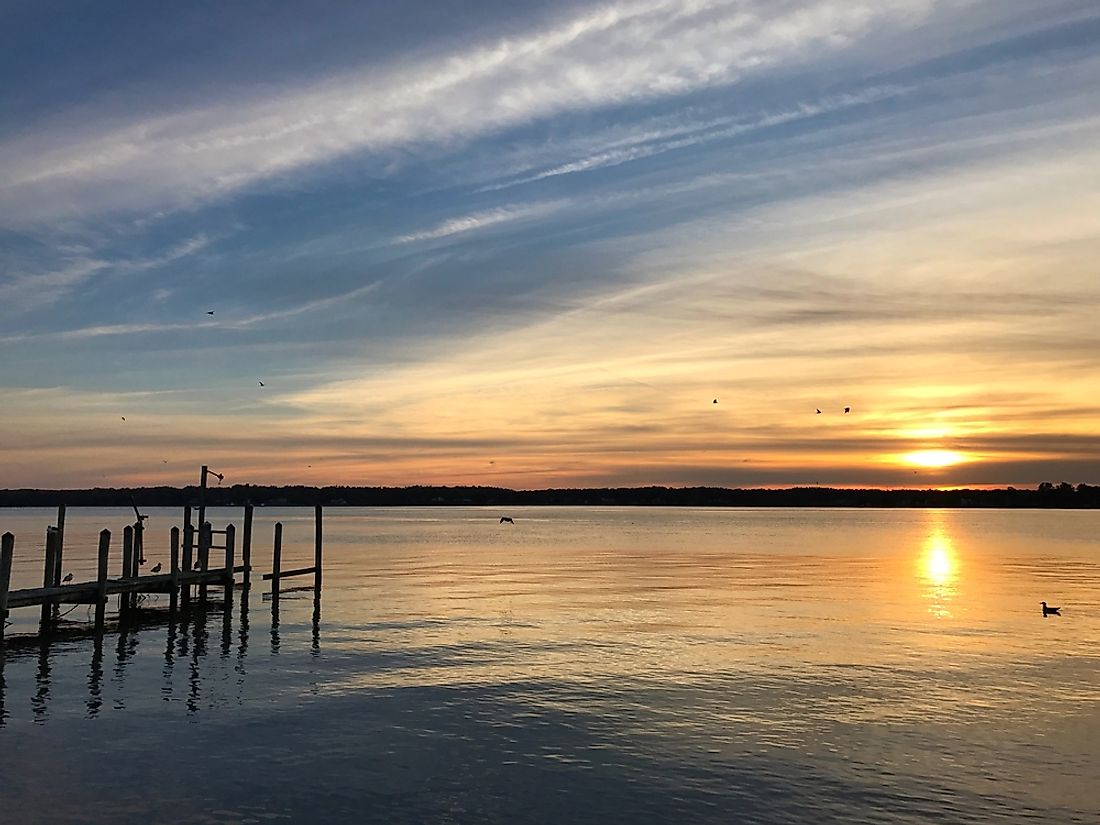 Patuxent River is the longest and largest river entirely within the state of Maryland.