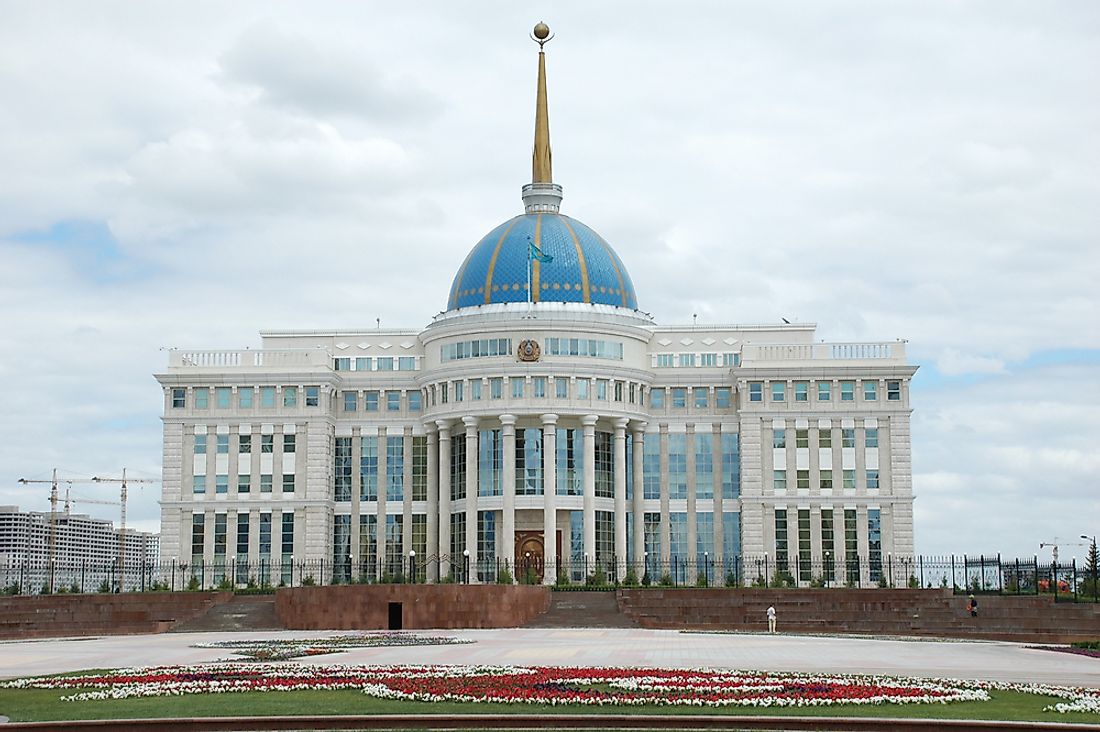 The residence of the President of Kazakhstan. 