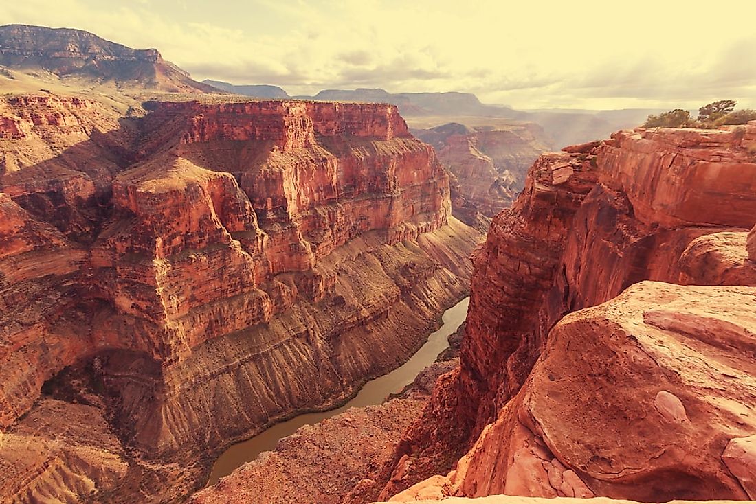 The Grand Canyon, in the USA, is one of the world's natural wonders. 