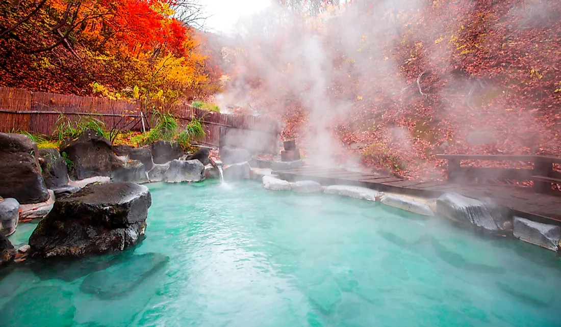 Onsen in Yamagata, Japan.