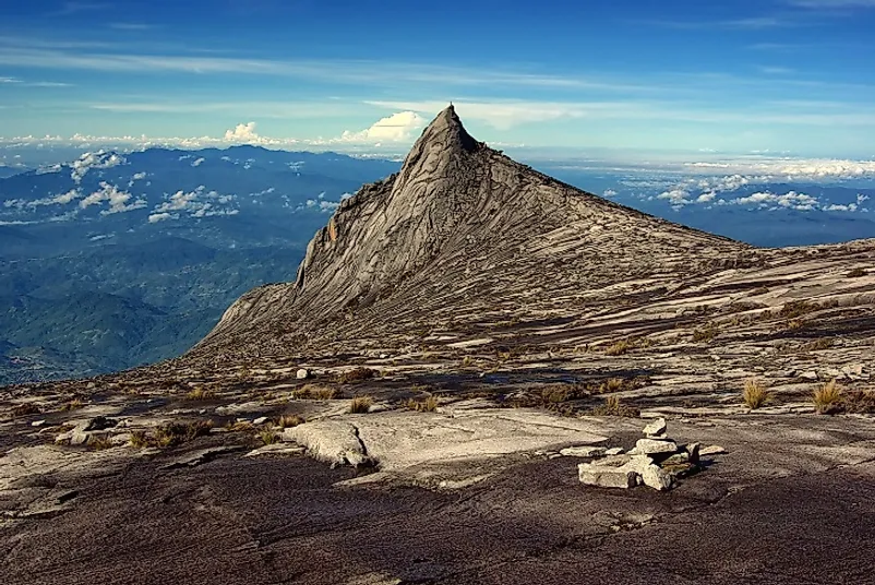 The peak of Kinabalu.