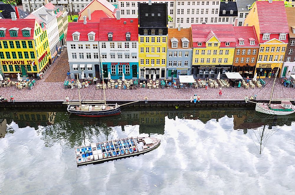 The streets of Copenhagen constructed in Lego at Legoland in Billund, Denmark. Editorial credit: Jurga Jot / Shutterstock.com. 