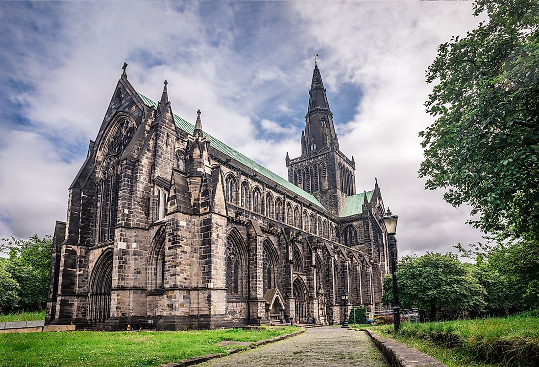 Glasgow Cathedral marks the birthplace of Glasgow.