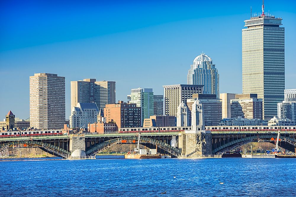 Boston on Massachusetts Bay. 