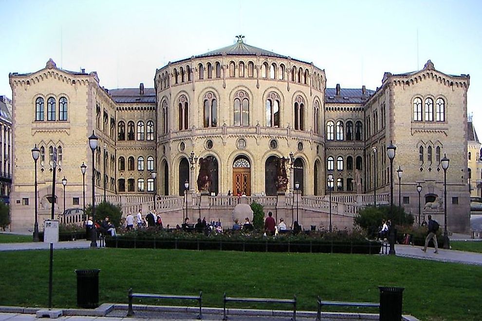 Storting, the Parliament of Norway in Oslo.
