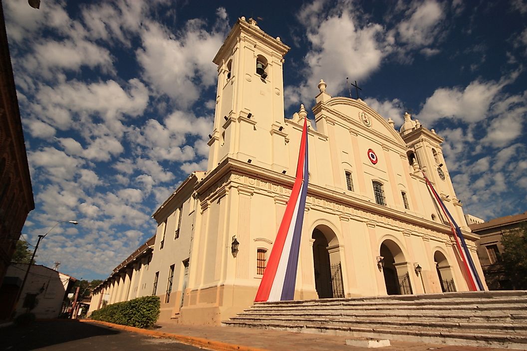 The Metropolitan Cathedral of Our Lady of the Assumption in Asunción, Paraguay.