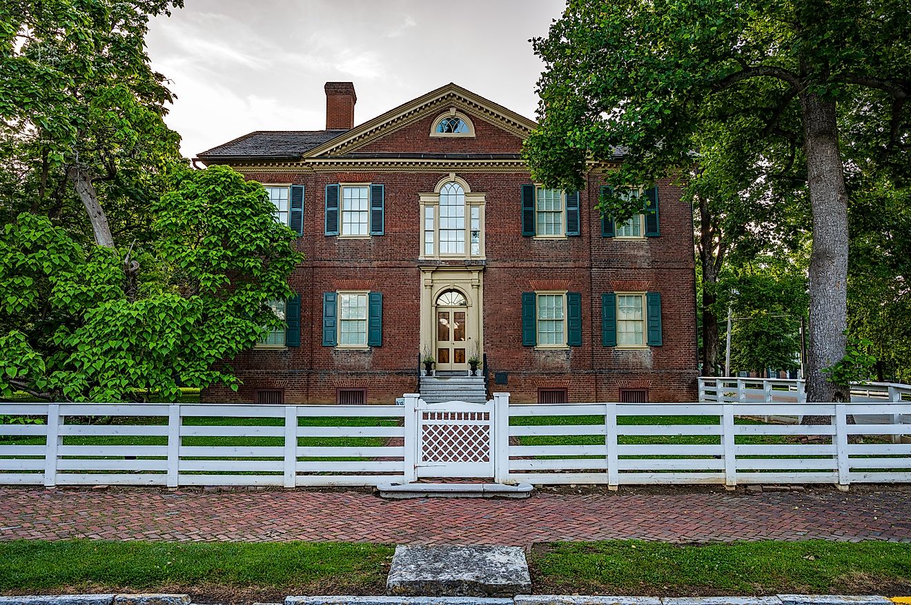 Historic Old Liberty Hall Museum and House in Frankfort, Kentucky.