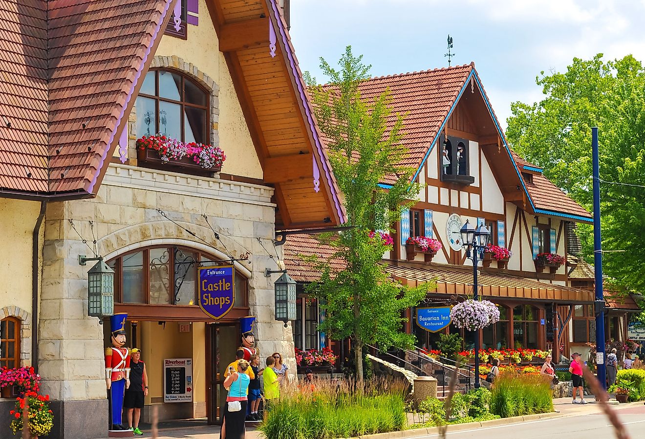 Bavarian Inn in Frankenmuth, Michigan. Image credit Kenneth Sponsler via Shutterstock.com