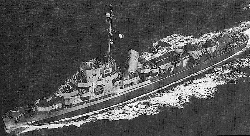 USS Eldridge ship.
