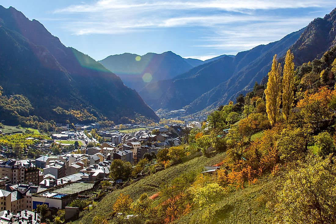 Andorra is the largest of the six European microstates. 
