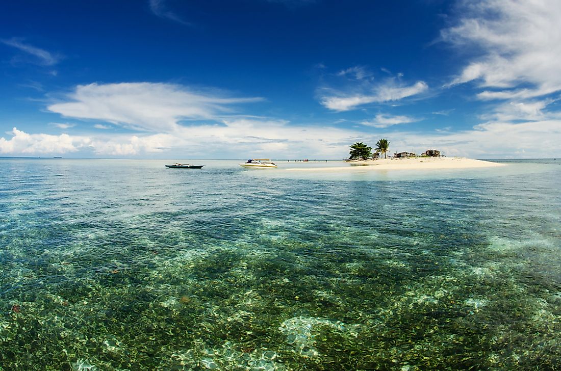 The Sulu Sea is home to a multitude of islands and abundant sea life.