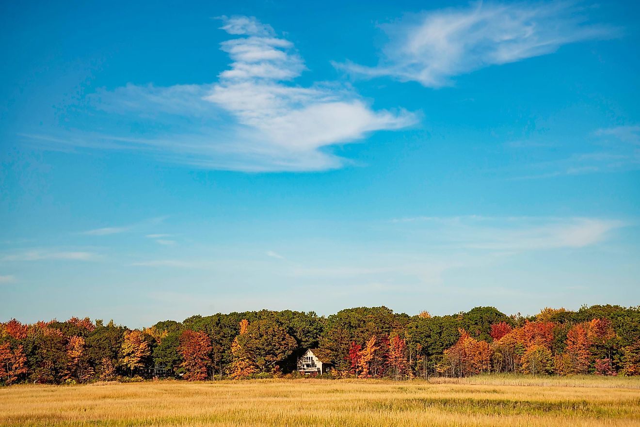 The autumn landscape of Bethel.